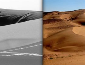 entre desert et neige